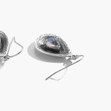 Raindrop Radiance Moonstone Earrings