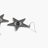 Star-Kissed Obsidian Earrings