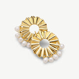 Celeste Bloom Pearl Earrings