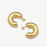 Tube Hoop Earrings