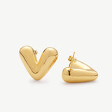 Heart Hoop Earrings