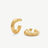 Twisted Hoop Earrings