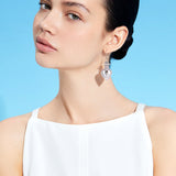 Heart Glow Obsidian Earrings