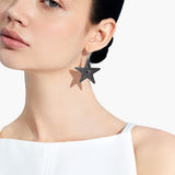 Star-Kissed Obsidian Earrings