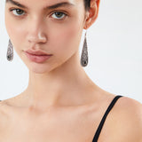 Sacred Peaks Obsidian Earrings