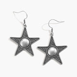 Star-Kissed Silver Earrings