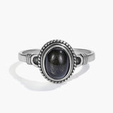 Harmony Obsidian Adjustable Ring
