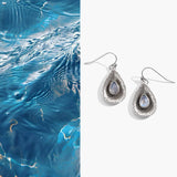 Raindrop Radiance Moonstone Earrings