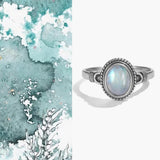 Harmony Moonstone Adjustable Ring