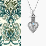 Heart Glow Opal Necklace