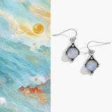 Eclipse Moonstone Earrings