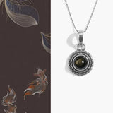 Enchanted Orbit Obsidian Necklace