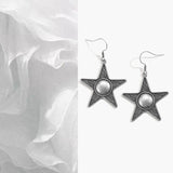 Star-Kissed Silver Earrings