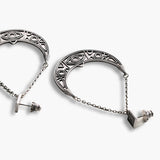 Moonlit Silver Earrings