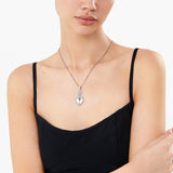 Heart Glow Obsidian Necklace