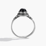 Harmony Obsidian Adjustable Ring
