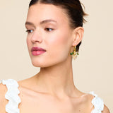 Yellow Grape Beaded Earrings