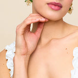 Yellow Grape Beaded Earrings