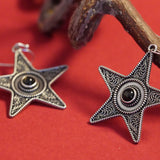 Star-Kissed Obsidian Earrings