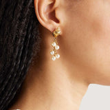 Shell Pearl Drop Earrings