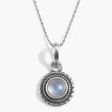 Enchanted Orbit Moonstone Necklace