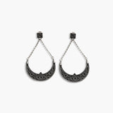 Moonlit Silver Earrings