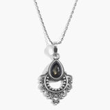 Blossom Obsidian Necklace