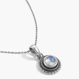 Enchanted Orbit Moonstone Necklace