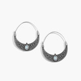 Moonlit Moonstone Earrings