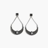 Moonlit Moonstone Earrings