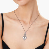 Heart Glow Obsidian Necklace