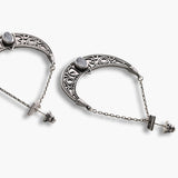 Moonlit Moonstone Earrings