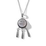 Moonlit Dreamcatcher Necklace