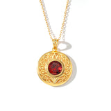Aurora Garnet Necklace