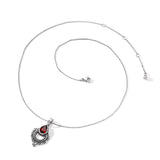 Blossom Garnet Necklace