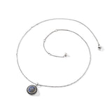 Lunar Halo Moonstone Necklace