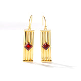 Mystic Twilight Garnet Earrings