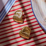 Ripple Stud Earrings
