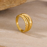 Radial Double Layer Ring