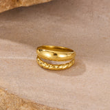 Radial Double Layer Ring