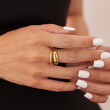 Radial Double Layer Ring