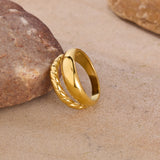 Radial Double Layer Ring