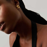Ripple Stud Earrings