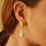 Eclipse Pearls Drop Earrings