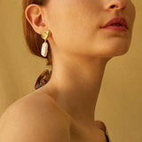 Eclipse Pearls Drop Earrings