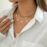 Turquoise Multi-Layered Necklace