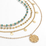 Turquoise Multi-Layered Necklace