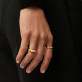 Two Tone Entwine Ring