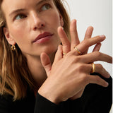Two Tone Entwine Ring