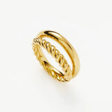 Radial Double Layer Ring